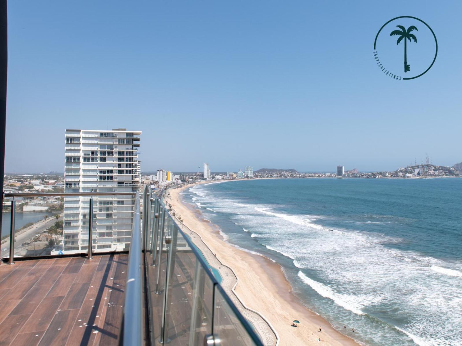 Terraza Con Vista Al Mar, Bbq Y Piscina Apartment มาซาตลัน ภายนอก รูปภาพ