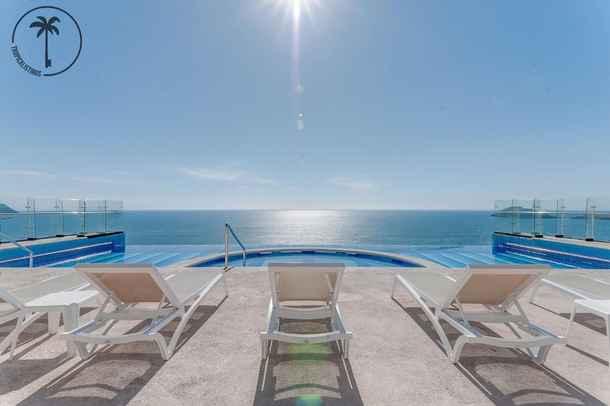Terraza Con Vista Al Mar, Bbq Y Piscina Apartment มาซาตลัน ภายนอก รูปภาพ